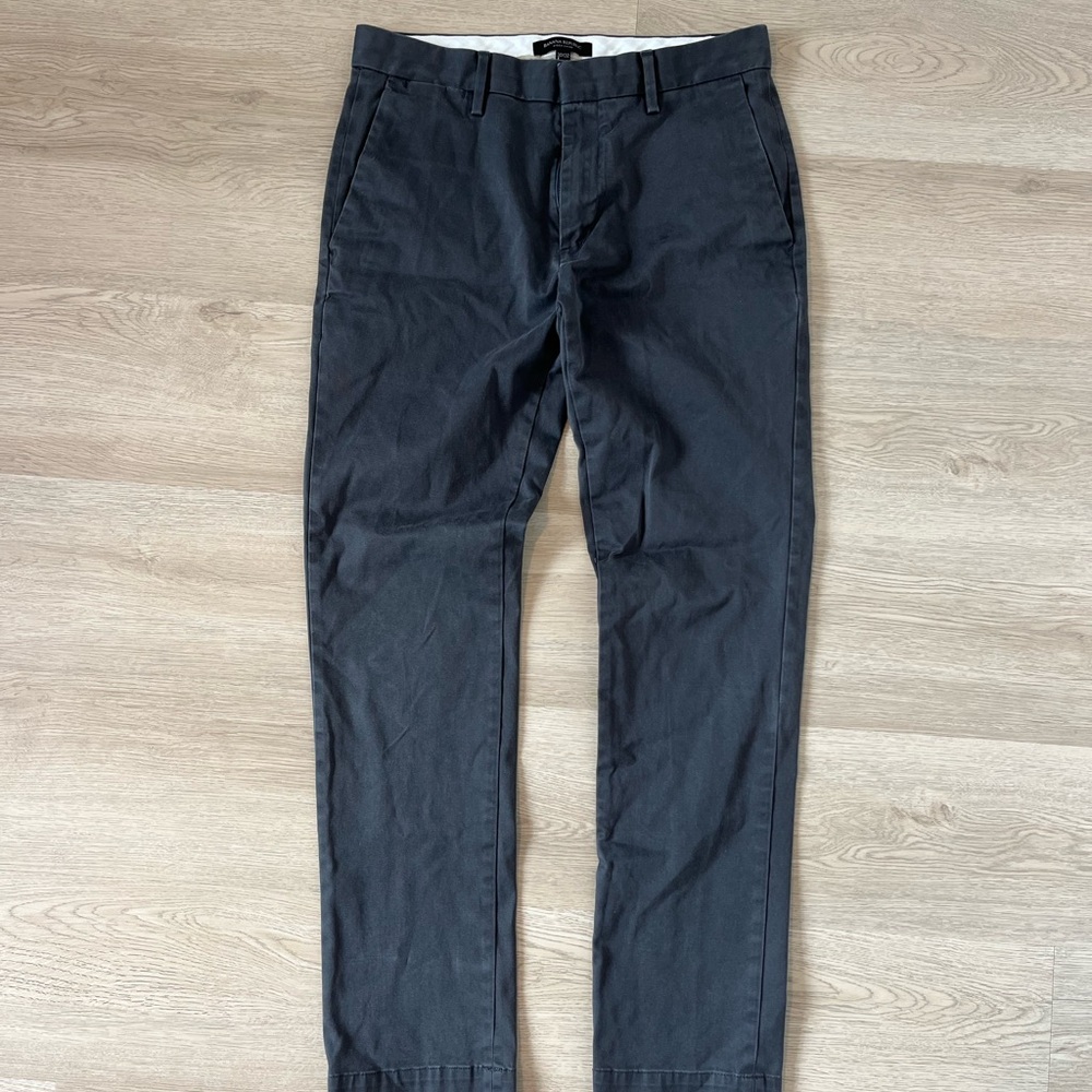 Banana Republic Men’s Chino Khaki Pants 30x32 Black Tailoring Performance